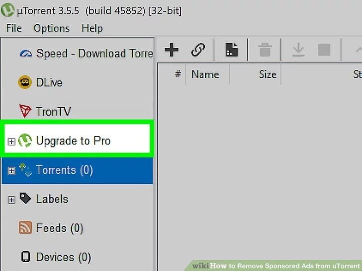 Image titled Remove Sponsored Ads from uTorrent Step 14